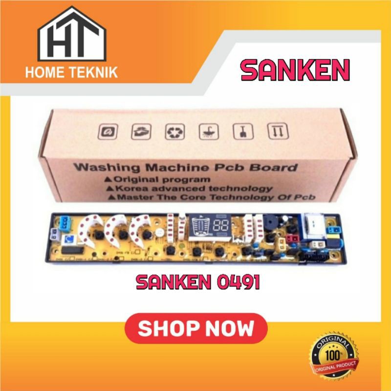 MODUL PCB MESIN CUCI SANKEN TORNADO QWS990 part kode 491