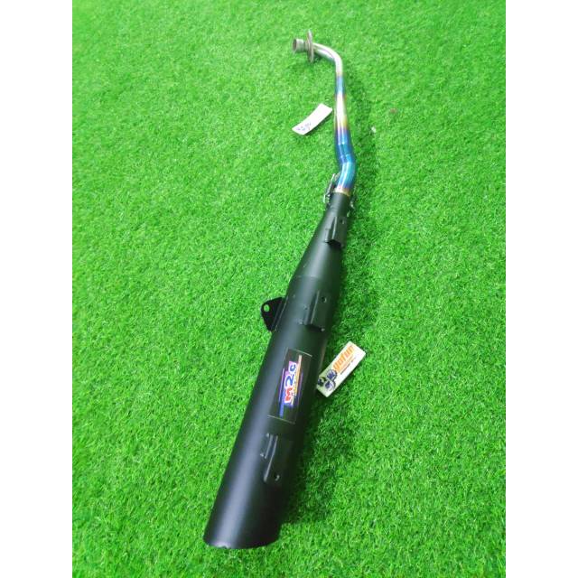 Knalpot Standar Racing Tsukgi Supra lama/knalpot racing Supra fit new leher blue/knalpot bobokan