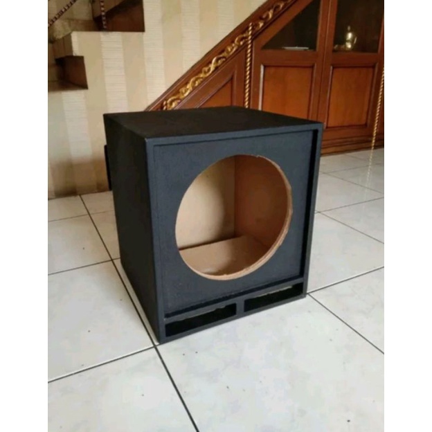 _Adudushop Box Subwoofer 10 Inchi Tipis Pinggir 9Mm Depan 18Mm 10Inchi Inch Tutup Kain Mini Scoop