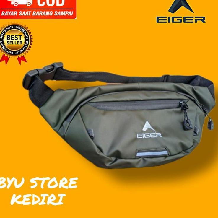[KODE DVNBE] tas selempang pria eiger1989 009 tas sling bag gunung outdoor slingbag grade ori waistb