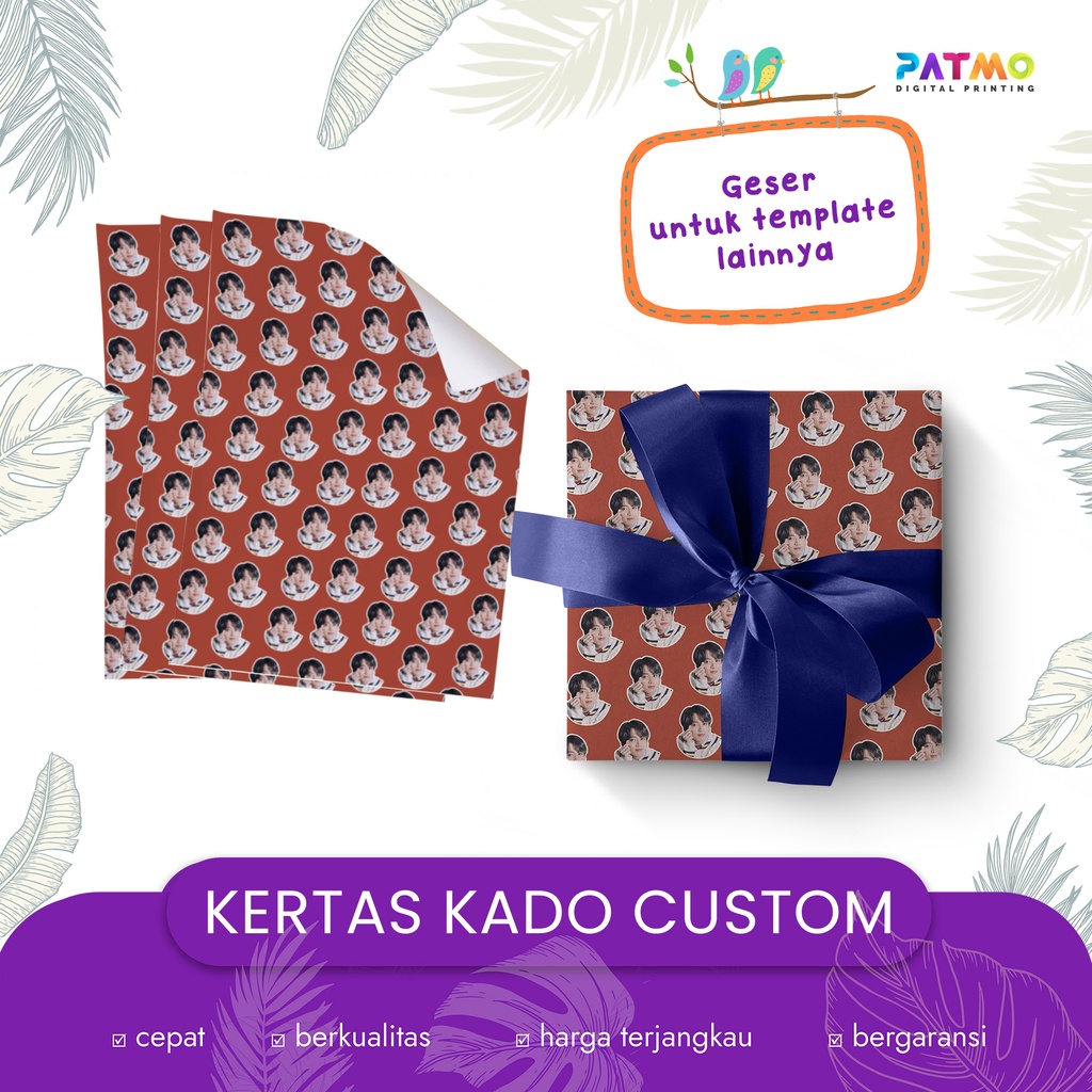 

KERTAS KADO CUSTOM (UK.30 x 46.5 cm)