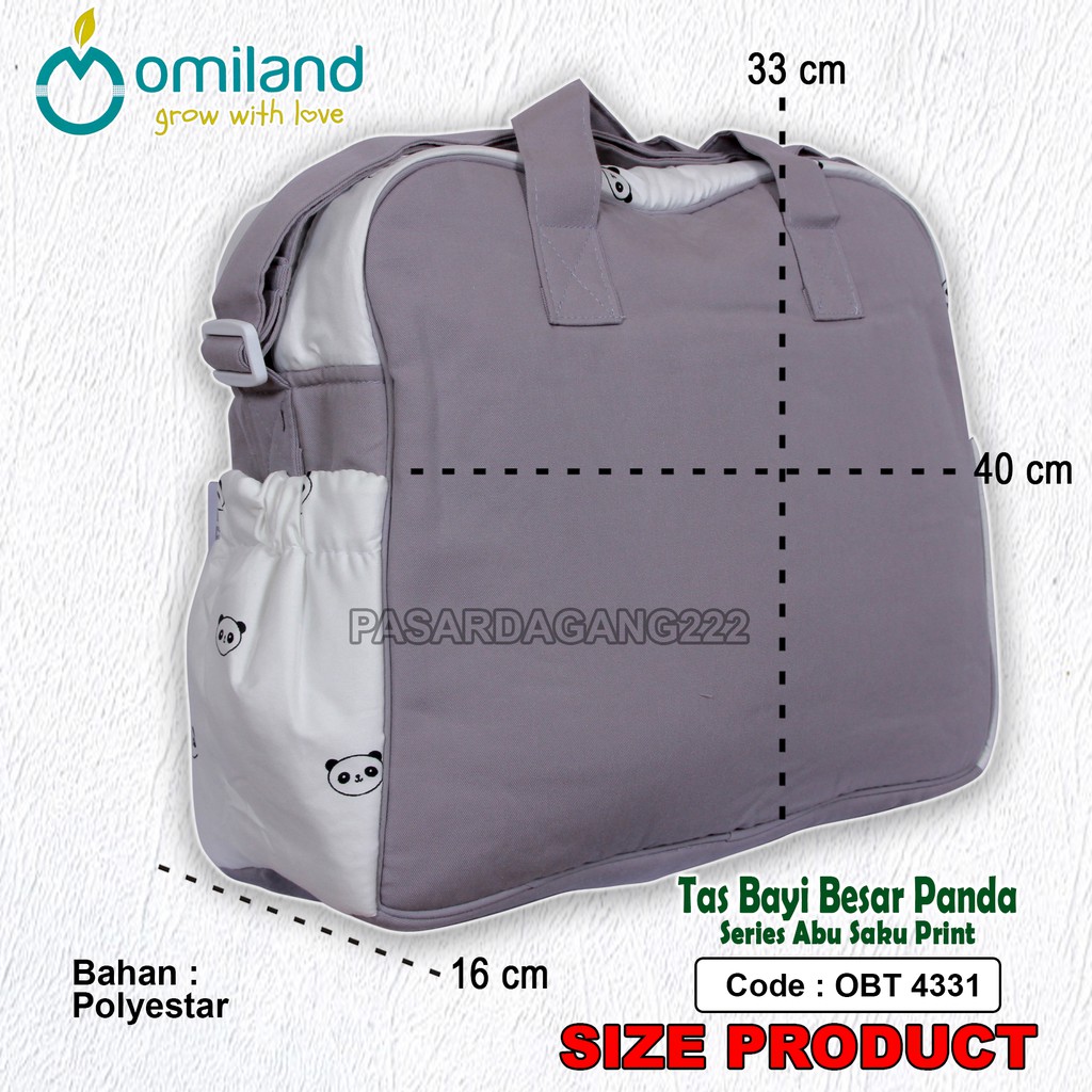 OMILAND TAS BESAR BABY SERI PANDA OBT4331