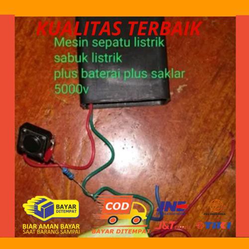 BISA COD mesin kit alat sulap sepatu listrik sabuk listrik plus baterai cas