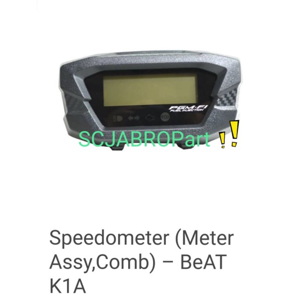 SPEDOMETER ASSY COMB ..NEW HONDA BEAT K1A..37100 K1A N21..ORI AHM