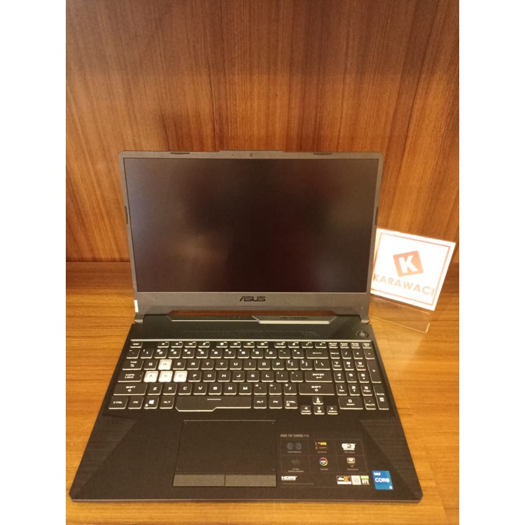 LAPTOP ASUS TUF GAMING F15 FX506HCB I5 11260H 16GB 512GB RTX3050 4GB FHD IPS WIN10 - GAMING EDITING BARU