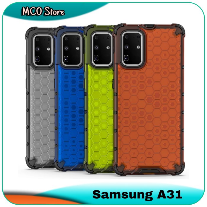 Samsung Galaxy A31 A 31 Honeycomb Shockproof Phone Hard Case Casing