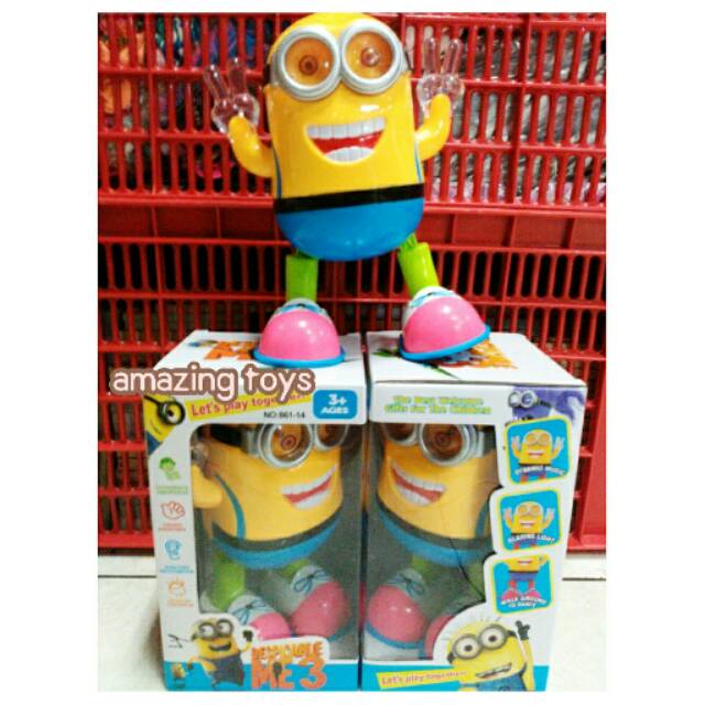 Mainan Minion Dancing Baterai 861-14