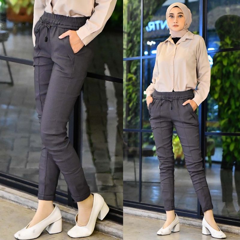 CELANA WANITA JUMBO POLOS // BAGGY PANTS WANITA JUMBO