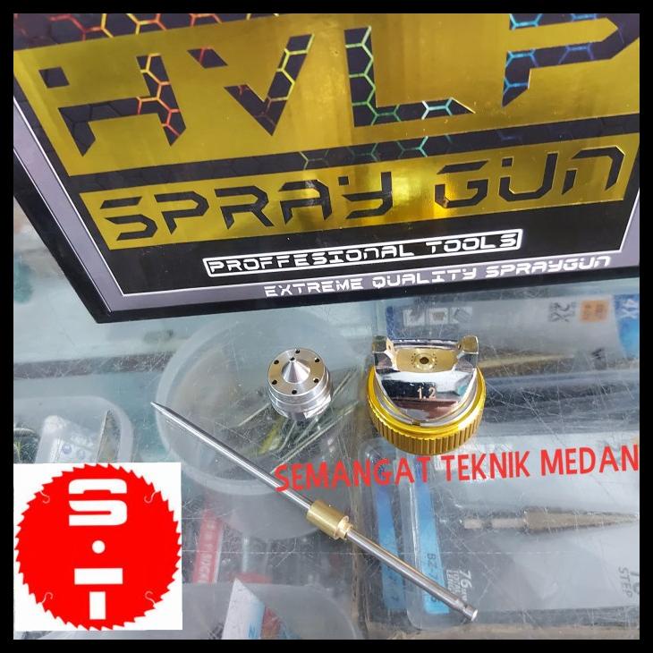 1 2mm sparepart nozzle set spray gun angin hvlp hyper coofix 1 2 1 2mm kode 1040