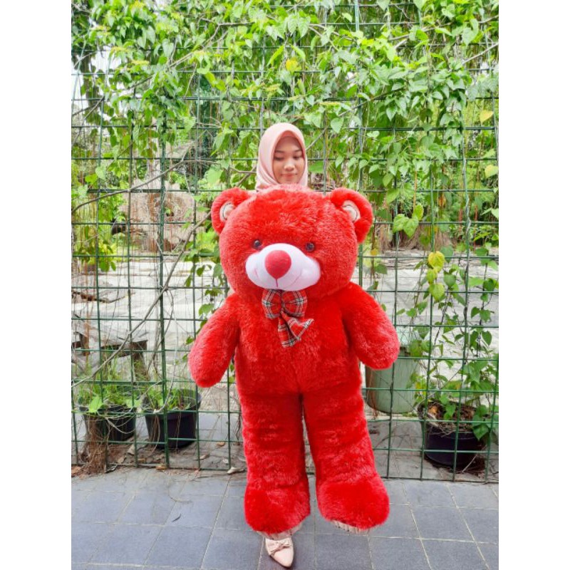 Boneka Teddy Bear Beruang Panda Besar Size 1,2m Berkualitas