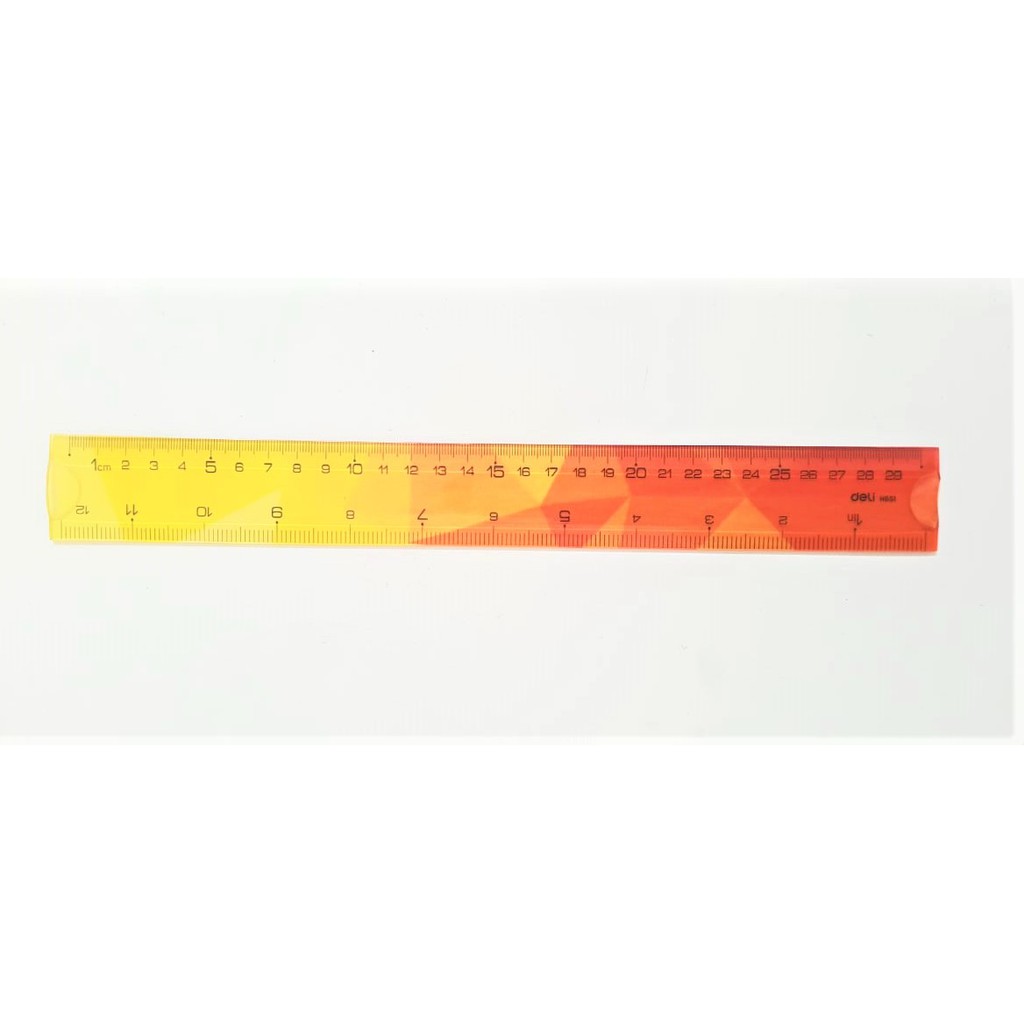 

MISTAR FLEKSIBEL 30 CM DELI H-651 PENGGARIS LENTUR ANTI PATAH FLEXIBLE RULLER