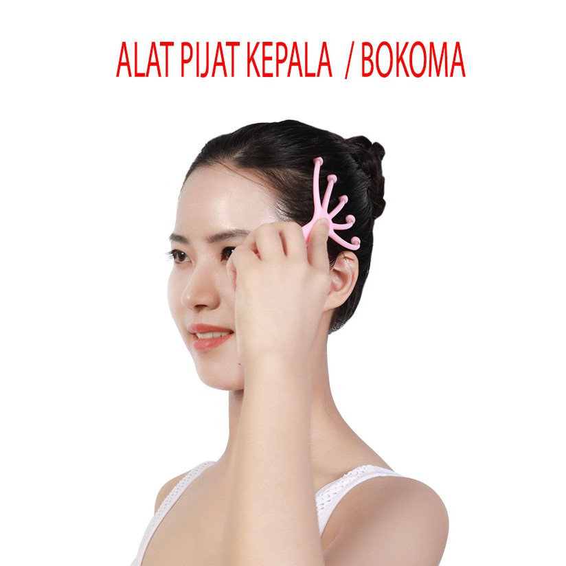 Alat Pijat Kepala Alat Refleksi Kepala BOKOMA Healthy Head Masssager