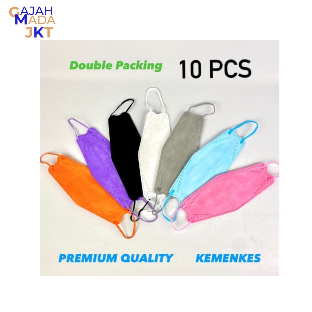 MASKER KF94 EVO MASKER KOREA- HITAM/PUTIH/WARNA-COLOUR