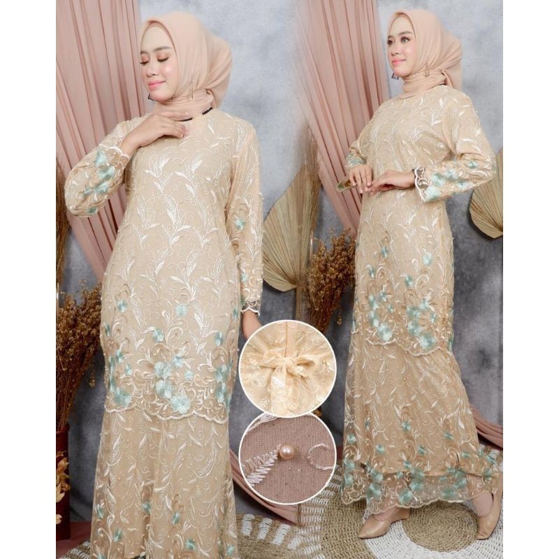 REALPICT PRODUK ORIGINAL/GAMIS DUYUNG TULLE PREMIUM/DRESS MEWAH KONDANGAN