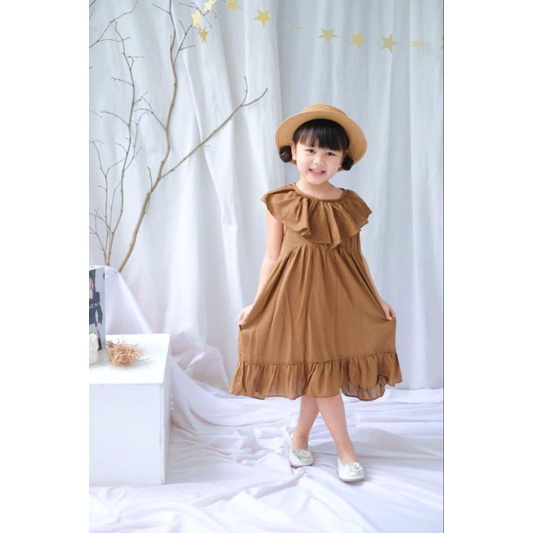 Dress Anak Loly Original Rayon Baju Anak Perempuan Super Premiuma