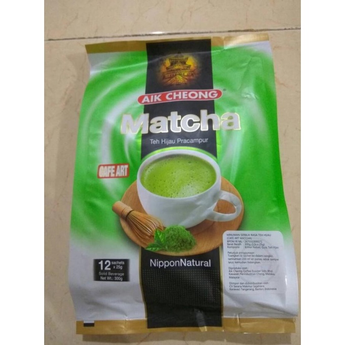 

[ COD ] Matcha Aik Cheong (Teh Hijau Pracampur) LIMITED EDITION Kode 204