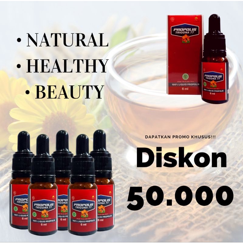 Propolis | Propolis Trigona77 | Paket 5 Botol