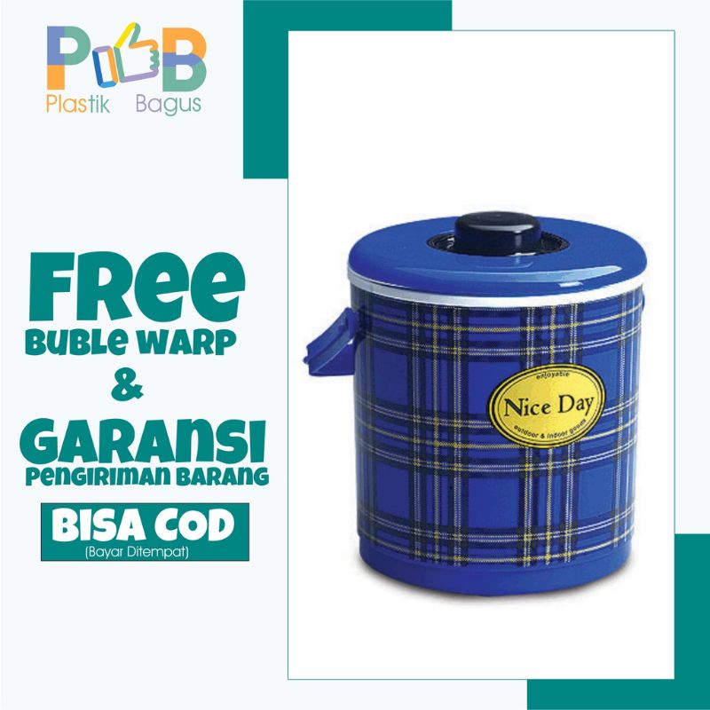 Termos Nasi termos Es termos bulat termos daging termos ikan Rice Ice Bucket 3,5