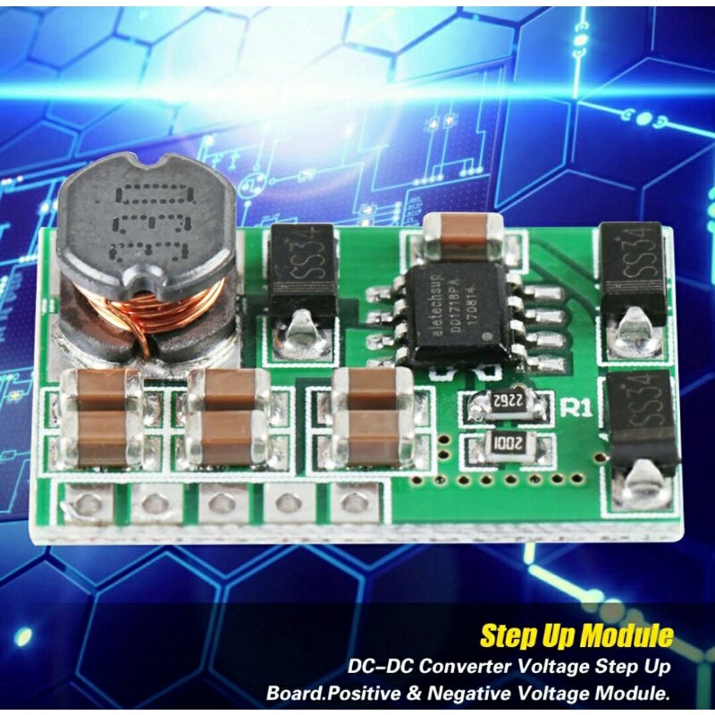 Modul Converter Step up DC to CT  3.3V~13V to ±15V 3 ~ 4 mA for Buffer / PreAmp / Tone Control / Equalizer