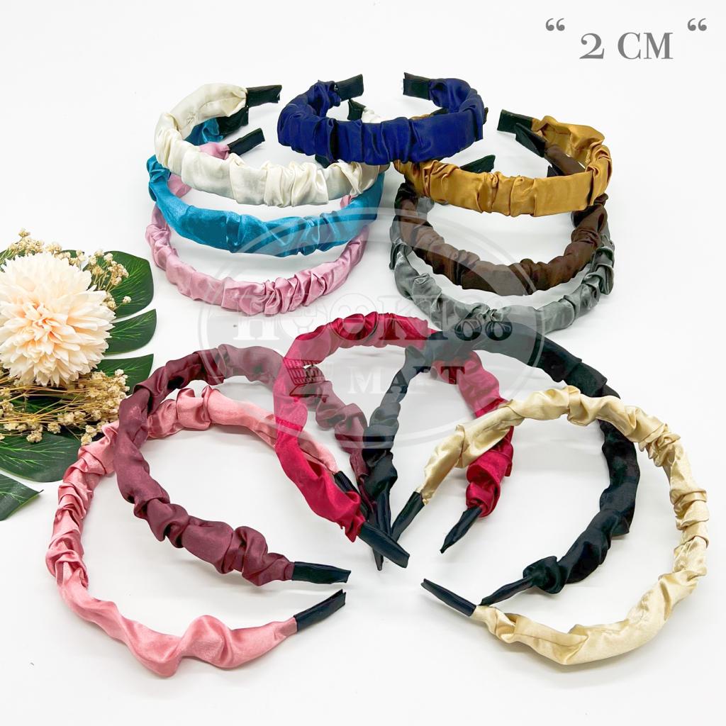 Bando Rambut Korea Import Scrunchie / Satin / Bando Rambut Murah / Bando Rambut Import