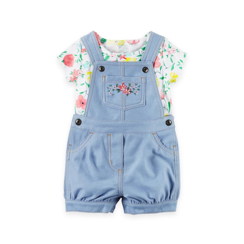 Overall Baju Kodok / Overall Kaos Anak Bayi Perempuan Laki Laki / Overall Kaos Anak Bayi Import-Kode D