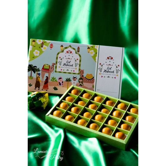 

XO TART Lebaran hampers nastar wisman premium | nastar sekat vegan