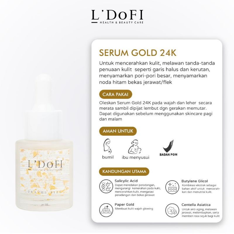 Serum gold 24k Ldofi