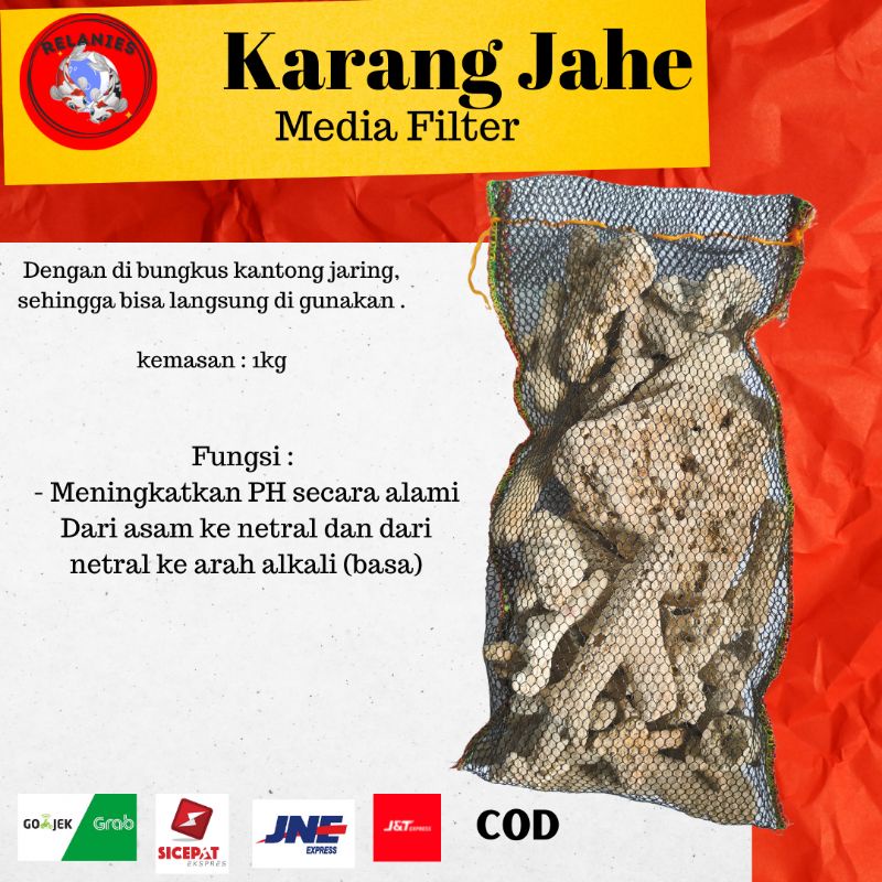 KARANG JAHE MEDIA FILTER 1kg