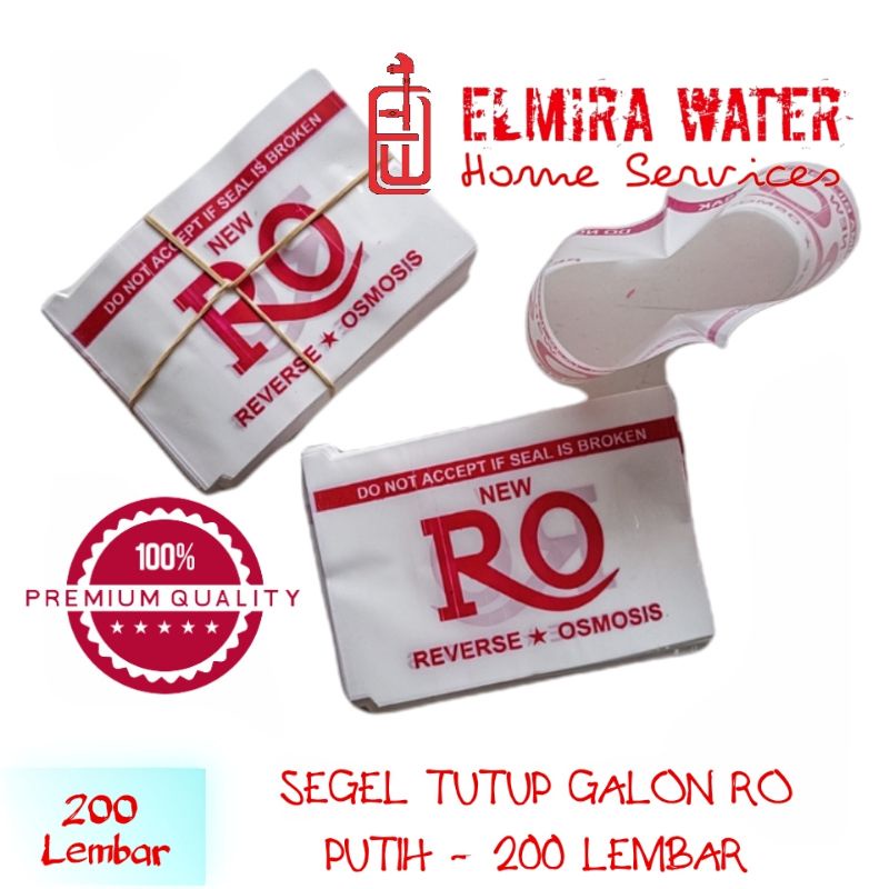 Segel Tutup Galon RO Putih 200 Lembar