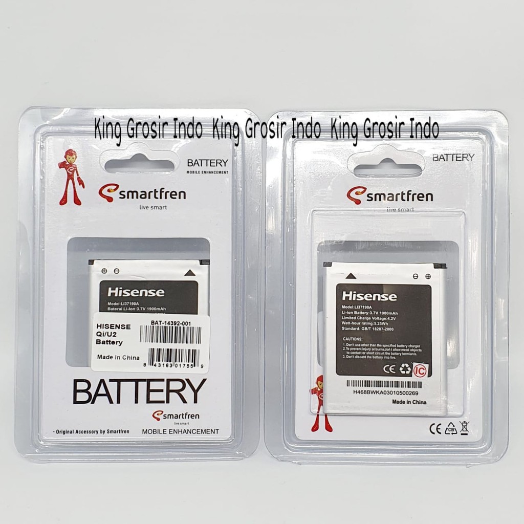 Baterai Smartfren Andromax U2 Li37190A Original OEM