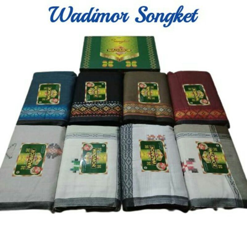 sarung tenun wadimor songket motif bhs