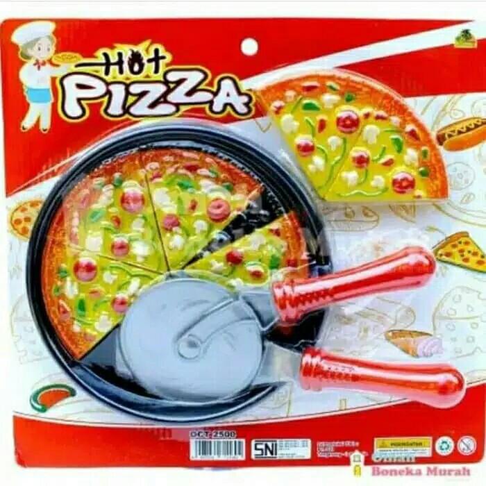 Mainan Anak Pizza Potong Hot Pizza Set OCT-2500