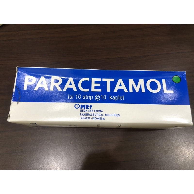 Paracetamol MEF 500 MG 1 Box 100 Tablet