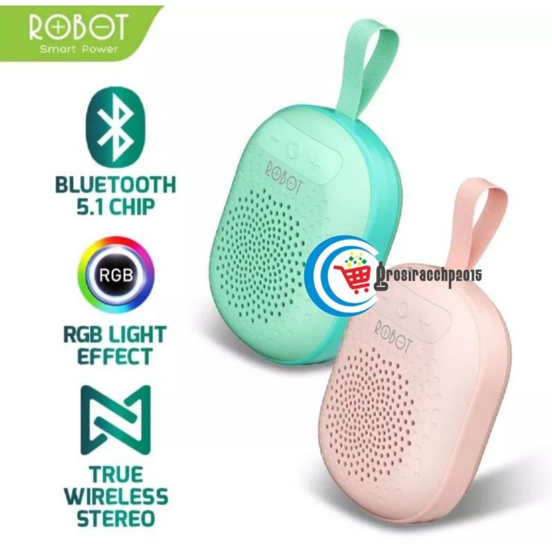 ROBOT MINI SPEAKER BLUETOOTH RGB LIGHT TWS MODE TF CARD RB20