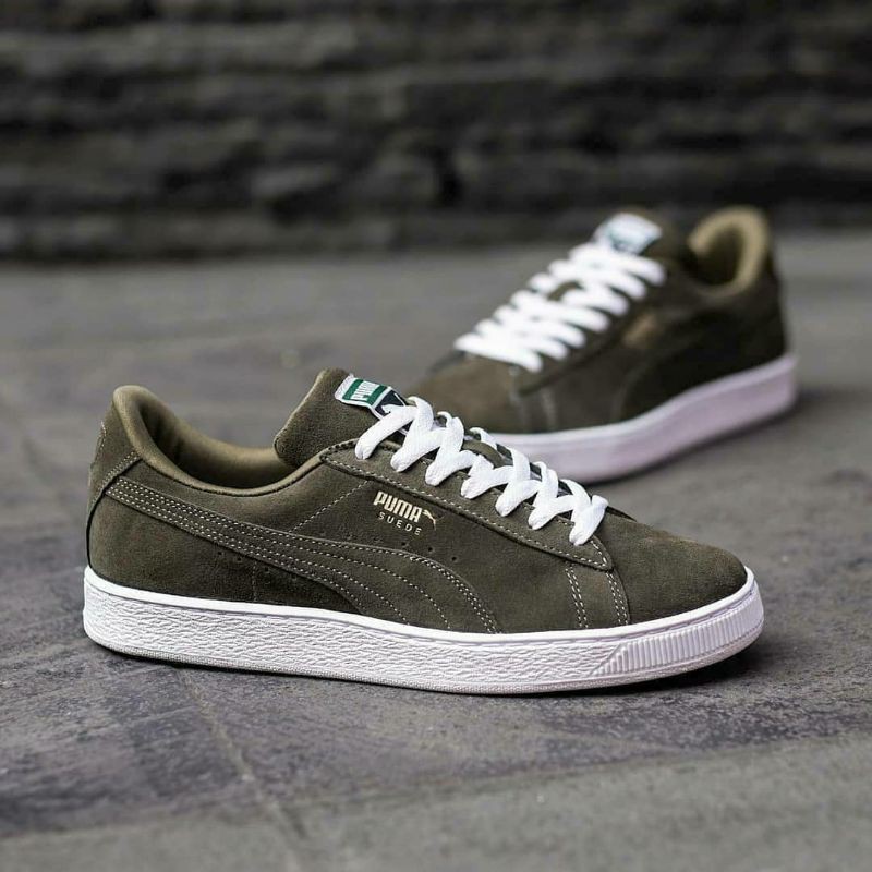 Puma Suede Classic Olive Green Original
