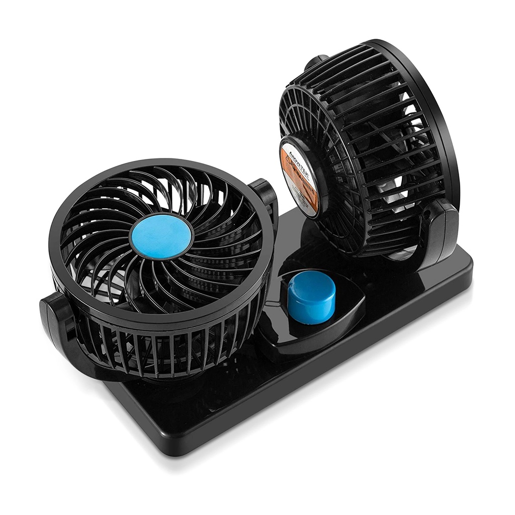 KIPAS ANGIN MOBIL CHIYO DOUBLE 12 VOLT dan 24 VOLT CAR COOLING DOUBBLE 360 Degrees