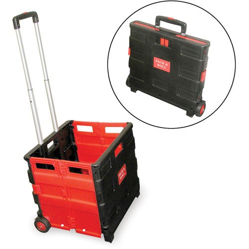 Troli Barang Lipat Dorong Belanja Shopping Tas Koper Portable Trolley