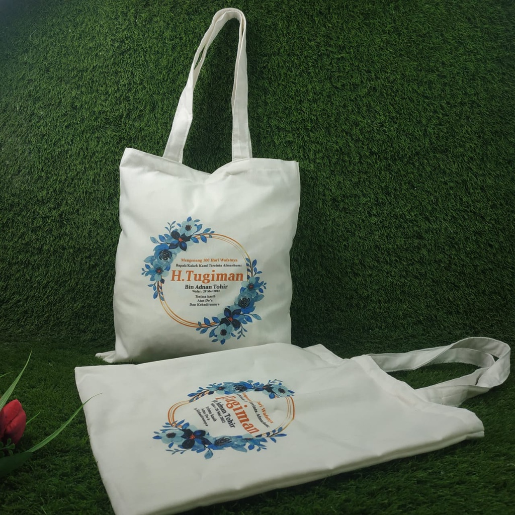 totebag murah/sovenir nikah/ totebag blacu