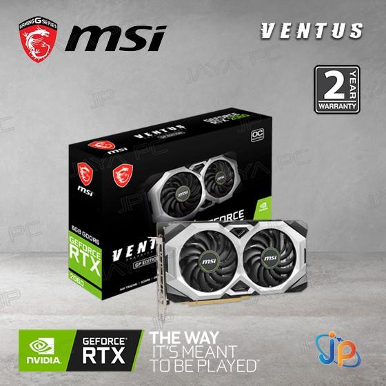 Vga / Vga Msi Geforce Rtx 2060 6Gb Ventus Gp Oc - 6 Gb Ddr6