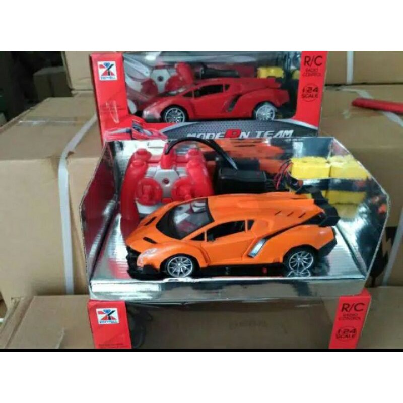 RC modern team lamborgini/ mobil remot batre ces