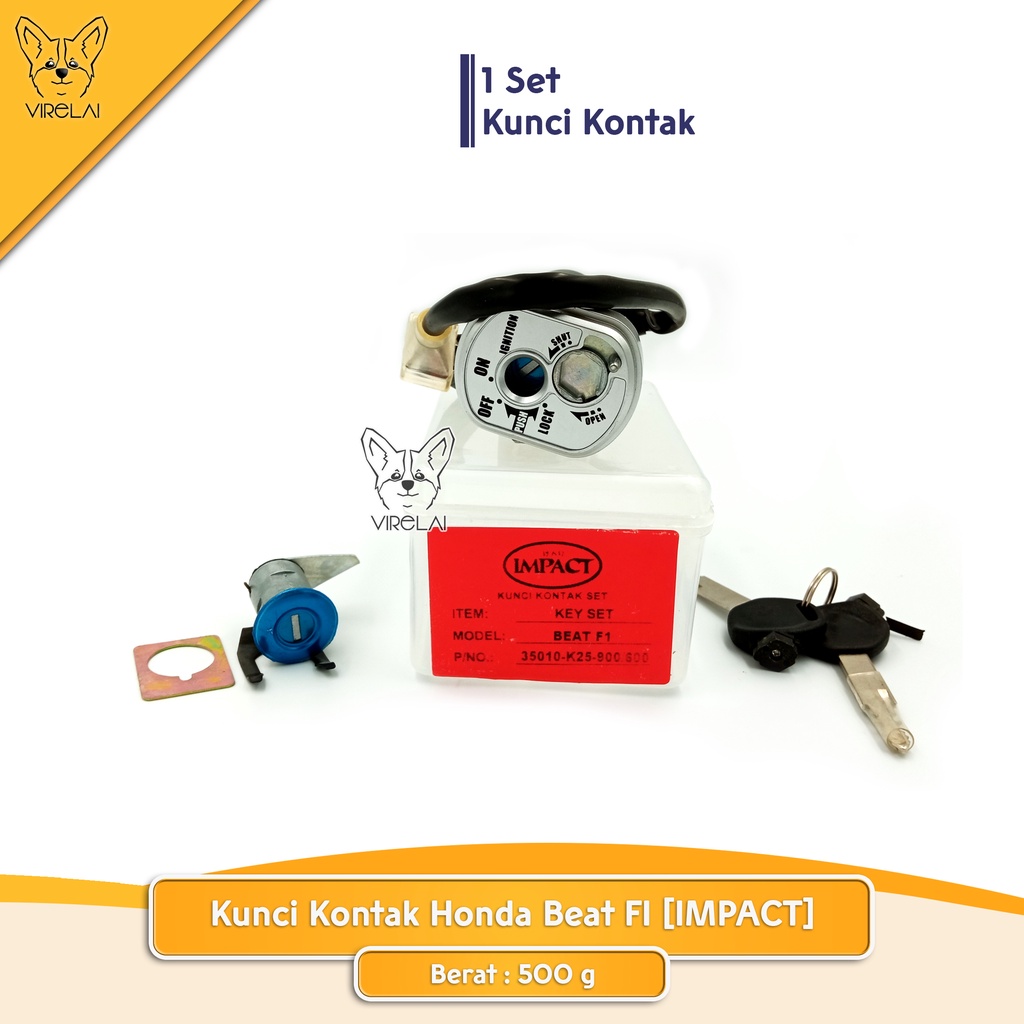 Kunci kontak Honda Beat Lama Karbu / Beat FI / Beat Street ESP  [IMPACT]