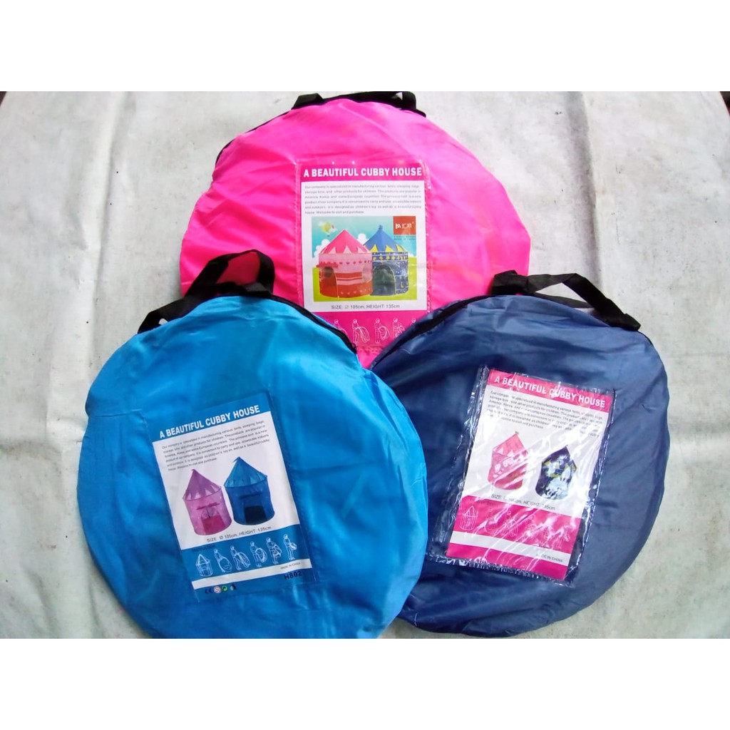 [ KERUCUT ] TENDA ANAK CASTLE JUMBO BAGUS MAINAN RUMAH RUMAHAN ISTANA INDOOR OUTDOOR HALAMAN