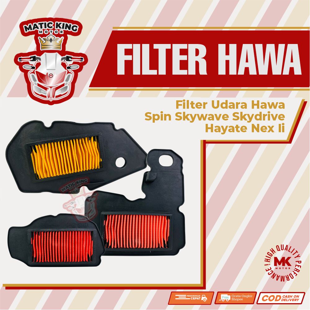 Filter Udara Hawa Spin Skywave Skydrive Hayate Nex  II