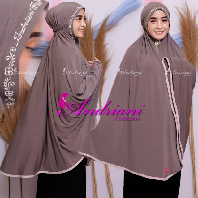Bordir Andriani Hijab Tali , Jumbo XXL | Jersey Super | List Bawah
