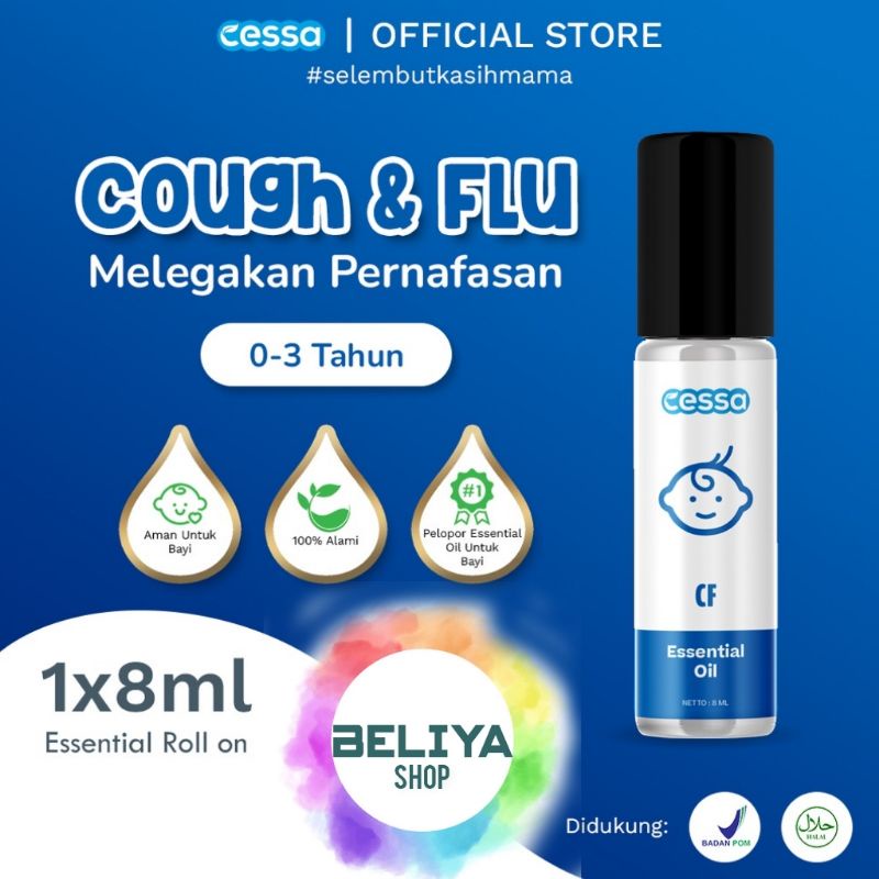 Cessa Cough and Flu - Essential Oil Pereda Batuk & Pilek Bayi cessa baby biru