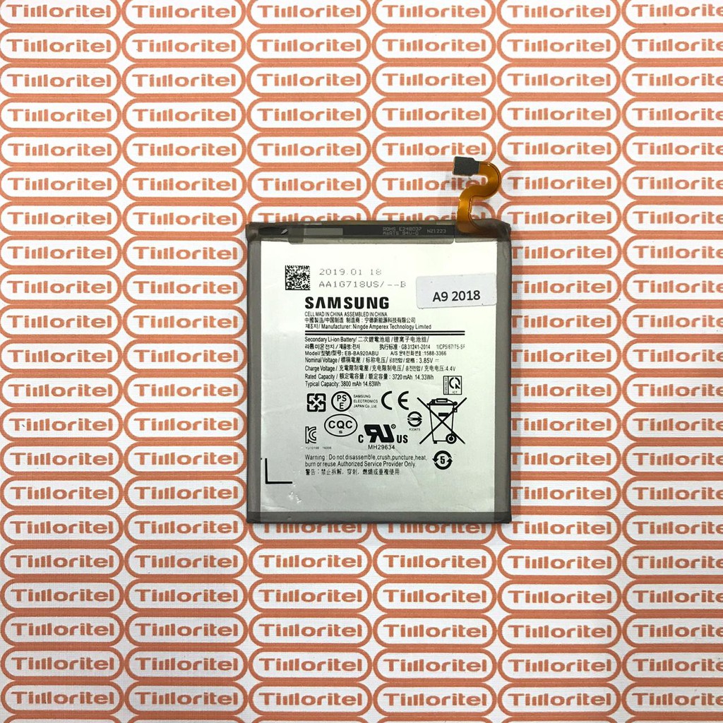 BATTERY BATERAI SAMSUNG A9 2018 / BATERAI SAMSUNG KUALITAS ORI A9 2018