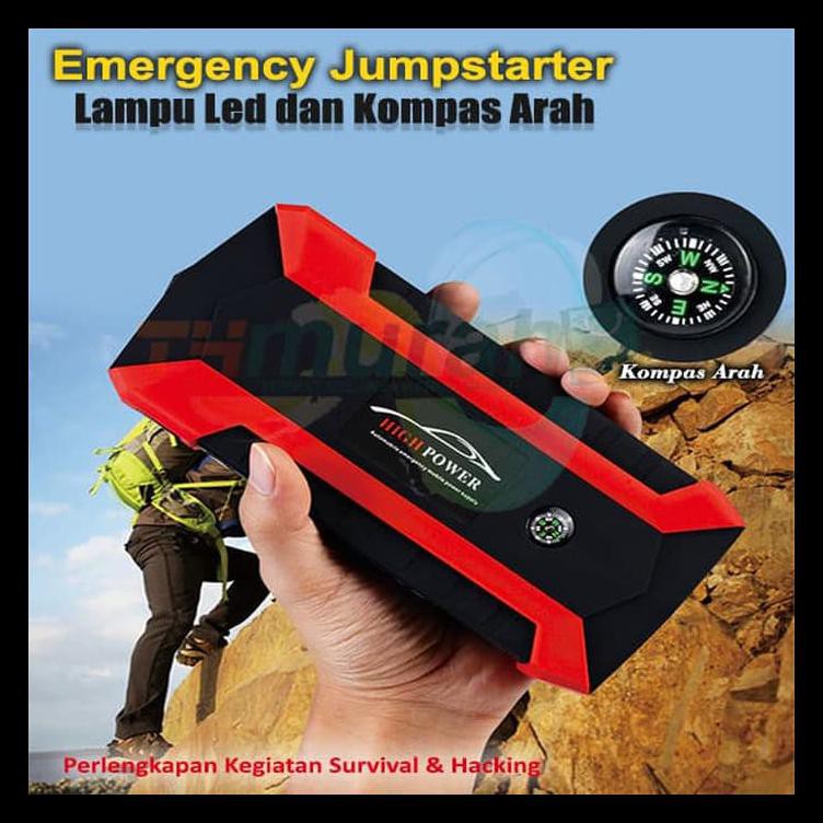 Promo Jump Starter - Jumper Starter Aki Mobil Multifungsi Powerbank Promo