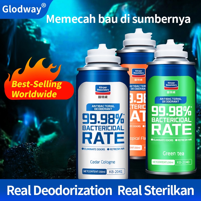 【Tingkat sterilisasi 99.9%】Glodway Parfum mobil/Pewangi Ruangan/Fogging Disinfectant Mobil/Pembersih AC