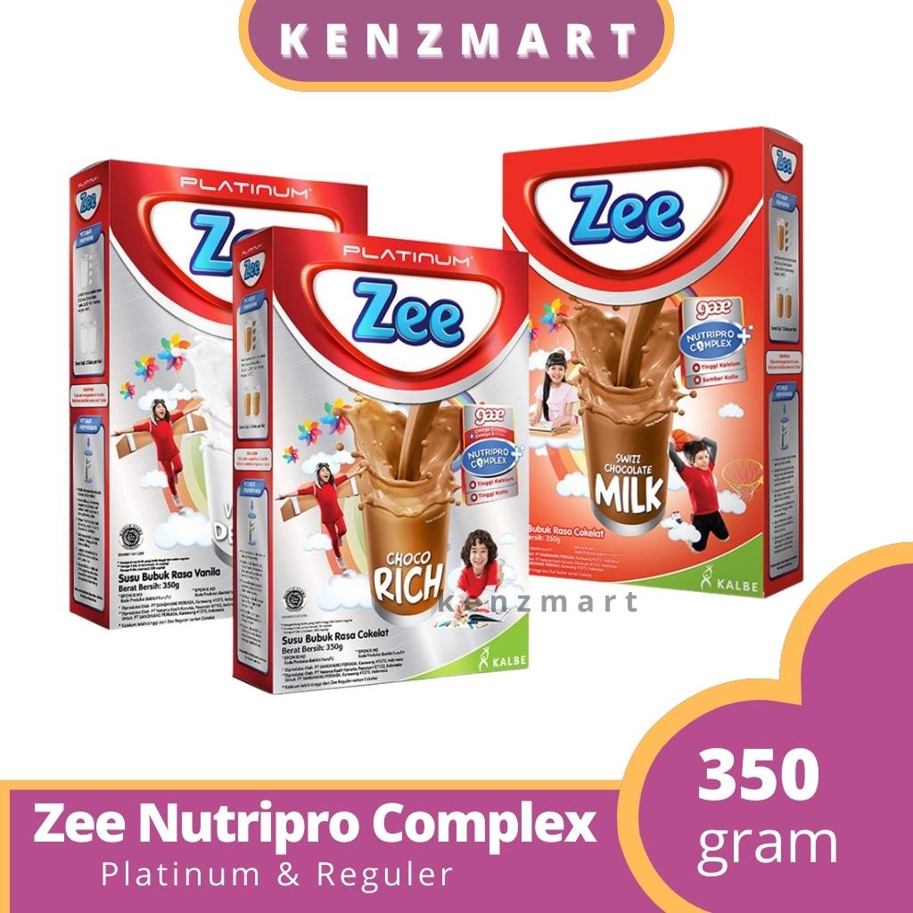 SUSU ZEE - REGULAR &amp; PLATINUM 350 GR / ZEE NUTRIPRO COMPLEX SUSU PENINGGI BADAN ANAK TINGGI KALSIUM