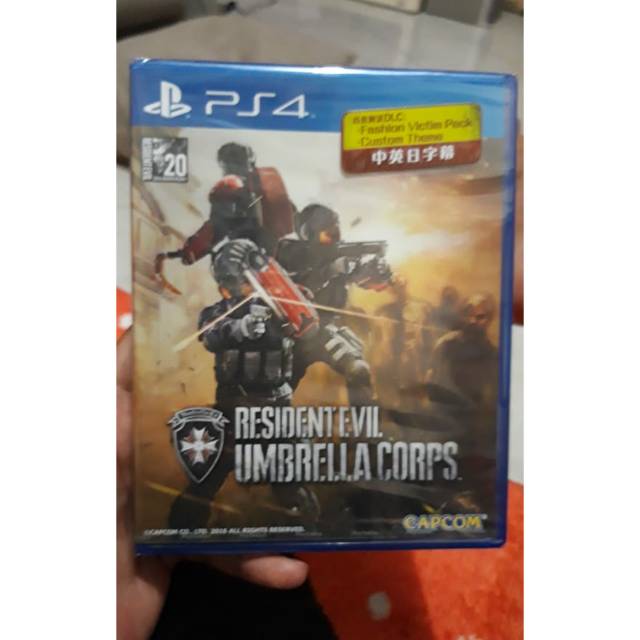 Kaset ps4 bd ps4 resident evil umbrella corps baru segel
